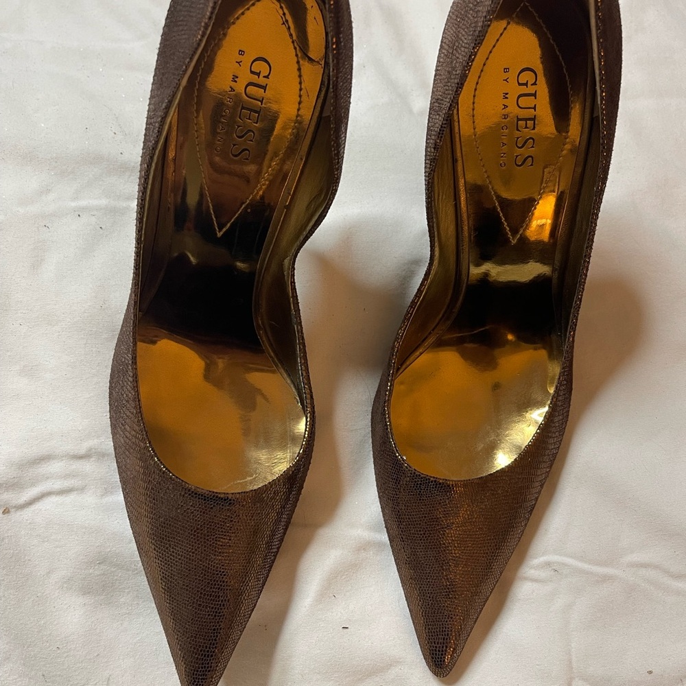 Guess Copper Metallic Women's Shoes